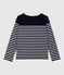 Marinière iconique en coton Femme bleu SMOKING/blanc MARSHMALLOW